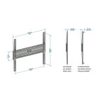 Support mural meliconi es400flat