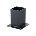 Support de poteau À fixer pour poteau bois, h. 9 x p. 9 cm, 91x91x100 mm Support de poteau À fixer pour poteau bois, h. 9 x p. 9 cm, 91x91x100 mm