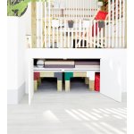 Support de poteau  sceller pour poteau bois, h. 9 x p. 9 cm, 91x91x100 mm