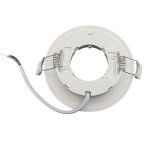 Support spot encastrable gx53 led rond blanc - blanc - silamp Support spot encastrable gx53 led rond blanc - blanc - silamp