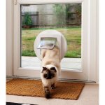 Sureflap adaptateur de montage pour chatiere a puce electronique blanc