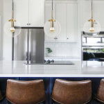 Suspension 1xe27 globe 30cm metal / verre