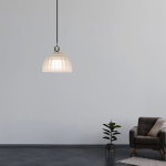 Suspension 1xe27 verre satin