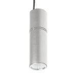 Suspension design led gris 12w 2700k argent