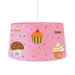 Suspension enfant 1xe27 cupcakes rose