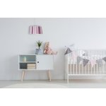 Suspension enfant 1xe27 lignes rose