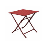Table lorita 70x70 cm - rouge