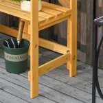 Table de rempotage jardinage pliable - Étagère plateau acier galvanisé avec rebord - bois sapin pré - ... Table de rempotage jardinage pliable - Étagère plateau acier galvanisé avec rebord - bois sapin pré - ...