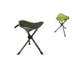 Tabouret camp pliant vert / gris