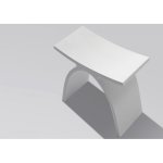 Tabouret de douche en solid surface cuneo