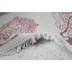 Tapis acrylique mirada 5416 pudrowy ( poudre ) franges 160x230 cm