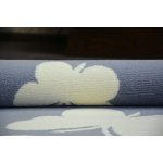 Tapis bcf flash butterfly papillon 3976 motylki gris 140x190 cm