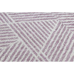 Tapis color 47176260 sisal lignes, triangles, zigzag beige / rose ple 160x230 cm