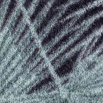 Tapis dco intrieur absorbant - palmes nuit - 150x50 cm