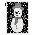 Tapis enfant moderne joy snowman bonhomme de neige, pour enfants - structurel deux niveaux de polaire ... Tapis enfant moderne joy snowman bonhomme de neige, pour enfants - structurel deux niveaux de polaire ...