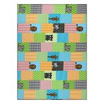 Tapis pour enfants zoo animaux 100x400 cm