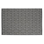 Tapis d'ext�rieur 180x120 cm - black and white