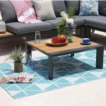 Tapis d'ext�rieur 270x180cm galapagos bleu r�versible
