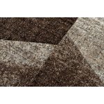 Tapis feel 5673 / 15044 chevron marron fonc� / beige / cr�me et gris 180x270 cm