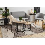 Tapis feel 5675 / 15011 vagues marron fonc� / beige / cr�me 240x330 cm