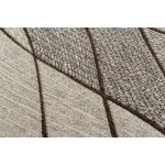 Tapis feel 5675 / 15033 vagues marron / beige / gris 120x170 cm