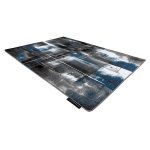 Tapis intero art 3d abstraction bleu 200x290 cm