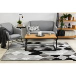 Tapis intero platin 3d triangles gris 200x290 cm