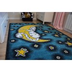 Tapis kids chat bleu c414 240x330 cm