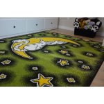 Tapis kids chat vert c414 240x330 cm