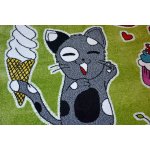 Tapis kids g�teau vert c415 160x220 cm