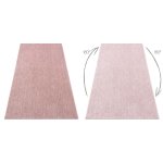 Tapis moderne lavable latio 71351022 rose ple 80x180 cm