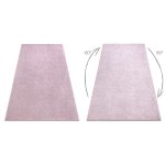 Tapis - moquette san miguel rose ple 61 plaine couleur unie 200x500 cm