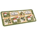 Tapis motif la provence 50 x 160 cm
