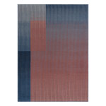 Tapis nain g�om�trique 7710 / 51944 rouge / bleu 120x170 cm