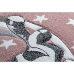 Tapis petit pony petit poney rose 200x290 cm