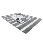 Tapis petit puppy chiot gris 180x270 cm