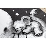 Tapis petit trumpet trompette l'�l�phant �toile gris 120x170 cm