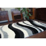 Tapis shaggy zena 2490 blanc / gris 200x290 cm Tapis shaggy zena 2490 blanc / gris 200x290 cm