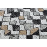 Tapis sizal cooper diamants, zigzag 22217 Écru / noir 200x290 cm Tapis sizal cooper diamants, zigzag 22217 Écru / noir 200x290 cm