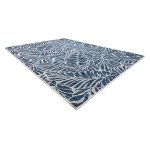 Tapis sizal sion feuilles 22151 tissé À plat ecru / bleu foncé 200x290 cm Tapis sizal sion feuilles 22151 tissé À plat ecru / bleu foncé 200x290 cm