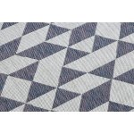 Tapis sizal sion géométrique, triangles 22373 tissé À plat ecru / bleu / rose 200x290 cm Tapis sizal sion géométrique, triangles 22373 tissé À plat ecru / bleu / rose 200x290 cm