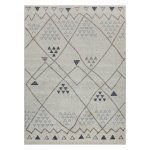 Tapis soft 2554 etno cr�me / gris claire 120x170 cm