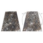 Tapis zara 0w3982 p50 520 - structural deux niveaux de molleton gris / beige 300x400 cm