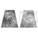 Tapis zara 0w3983 p50 520 - structural deux niveaux de molleton gris / beige 120x170 cm