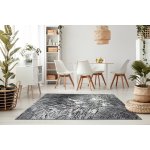 Tapis zara 0w3983 p50 520 - structural deux niveaux de molleton gris / beige 300x400 cm