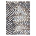 Tapis zara 0w6119 p50 610 - structural deux niveaux de molleton gris / cr�me 120x170 cm