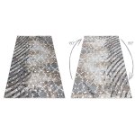 Tapis zara 0w6119 p50 610 - structural deux niveaux de molleton gris / cr�me 240x340 cm