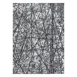 Tapis zara 0w7053 p50 140 - structural deux niveaux de molleton gris 200x290 cm