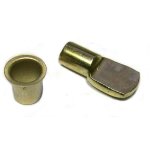 Taquet d'tagre acier laitonn - tige  7 mm - par 4