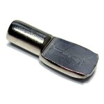 Taquet d'tagre acier nickel - tige  4 mm - par 12